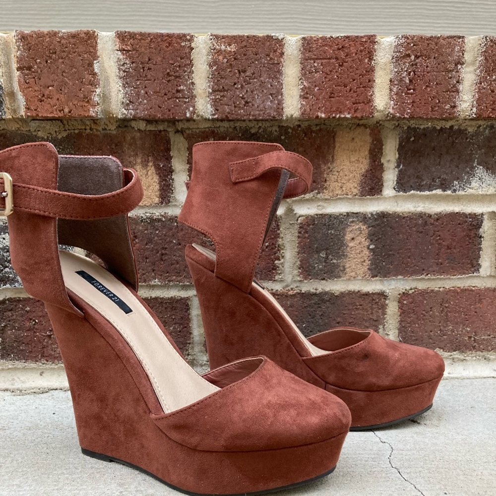 Forever 21 Suede Wedges